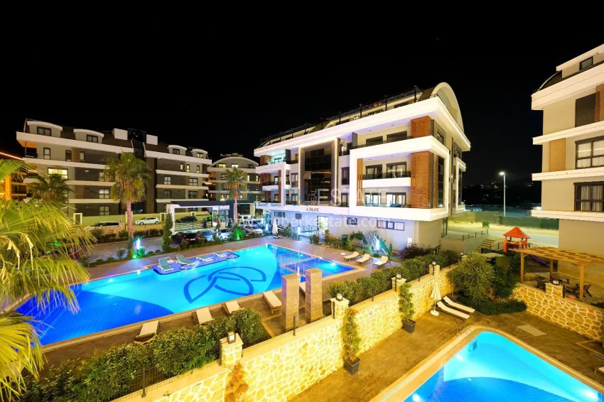 Purchase One bedroom apartment with a modern interior in an area open to residence permits — Oba, Alanya 13