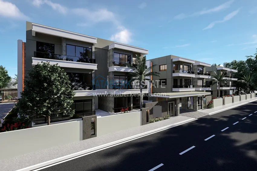 Comfort-class complex project under construction in Antalya, Dosemealti district 17