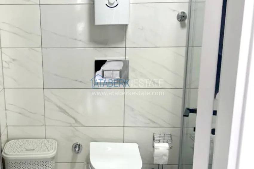 Purchase  1+1 apartment with new furniture and sea views in Alanya, Kargicak district — 350 meters from the coast  18 