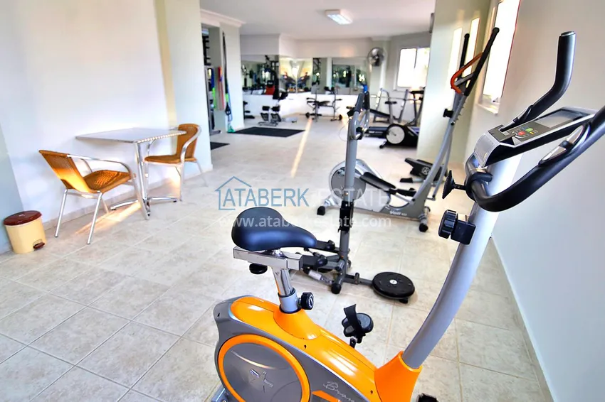 Apartment 2+1 with furniture and sea views in the area of Cleopatra Beach - the center of Alanya. The property is suitable for a residence permit 17 