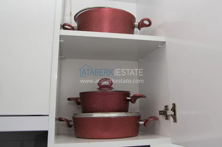 Purchase  Apartment for rent in Alanya, Avsallar district with furniture in a complex with a private beach  16 