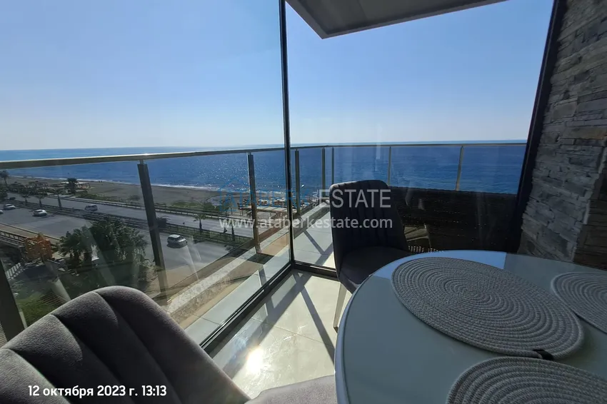 Purchase  Furnished 2+1 apartment with sea views on the beachfront, Mahmutlar district — Alanya 17 