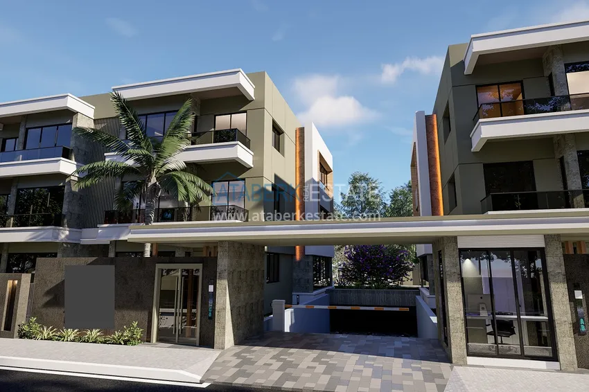 Comfort-class complex project under construction in Antalya, Dosemealti district 18