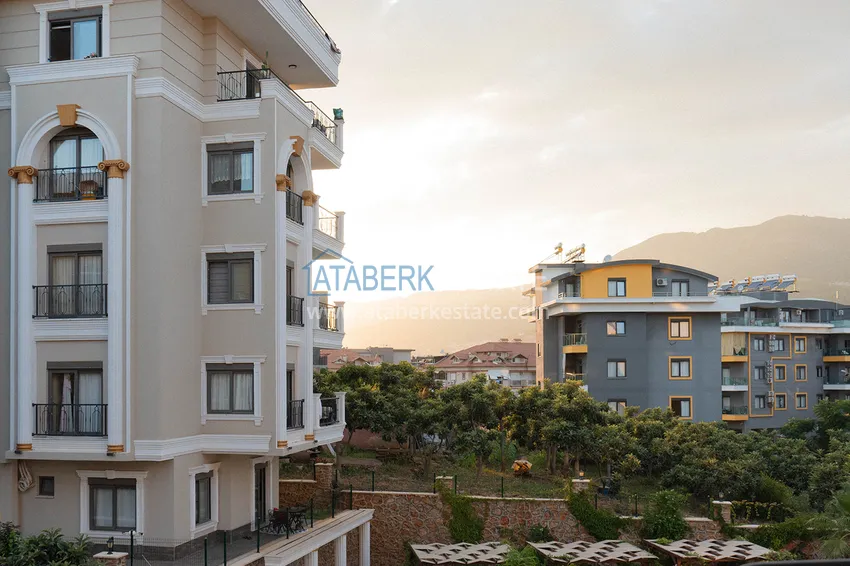 Purchase  Furnished 1+1 apartment with mountain views, Oba district — Alanya 21 