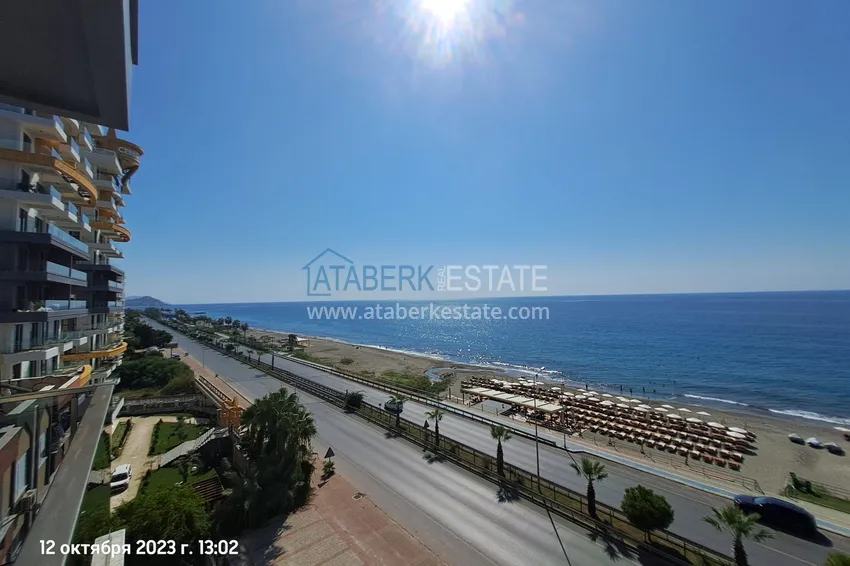 Purchase  Furnished 2+1 apartment with sea views on the beachfront, Mahmutlar district — Alanya 18 