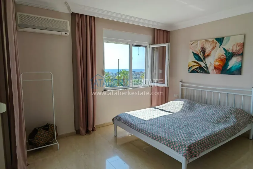 Purchase Panoramic two-bedroom apartment with furniture, glazed balcony in Mahmutlar 19