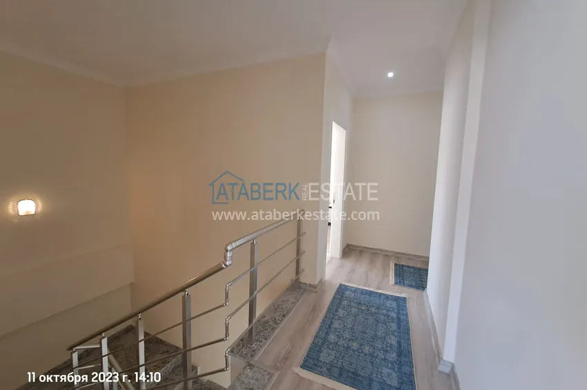 Purchase  Двухуровневые меблированные апартаменты с панорамным видом на море и горы – район Оба, Алания  17 