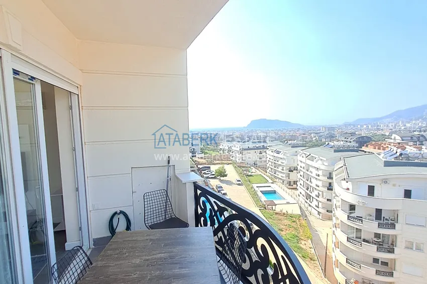 Purchase  Двухуровневые меблированные апартаменты с панорамным видом на море и горы – район Оба, Алания  18 