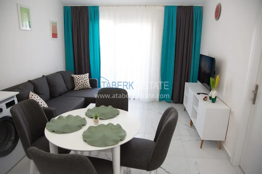 Purchase  Apartment for rent in Alanya, Avsallar district with furniture in a complex with a private beach  1 