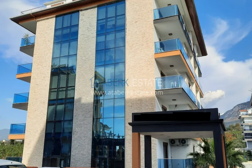 1+1 furnished apartment in a modern complex, Kestel district — Alanya 1 