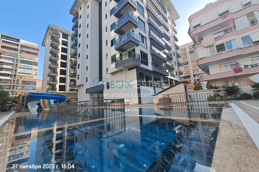 Finished 2+1 apartment in a new building 200 meters from the sea — Alanya, Mahmutlar district 2 