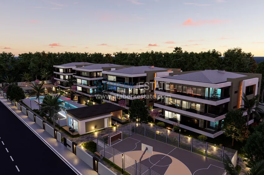 Comfort-class complex project under construction in Antalya, Dosemealti district 2