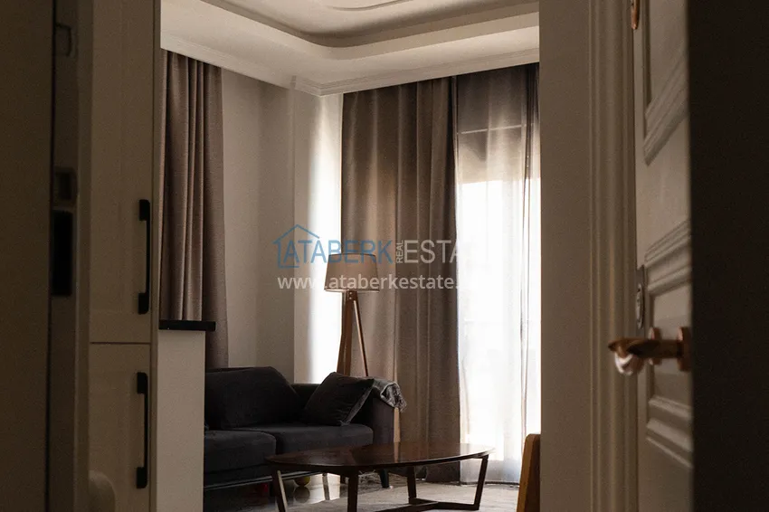 Purchase  Furnished 1+1 apartment with mountain views, Oba district — Alanya 1 