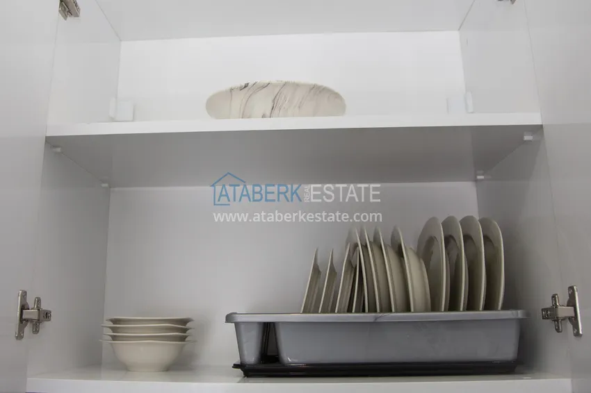 Purchase  Apartment for rent in Alanya, Avsallar district with furniture in a complex with a private beach  20 