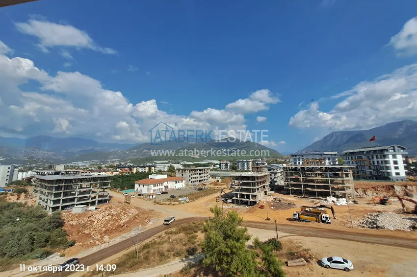 Purchase  Двухуровневые меблированные апартаменты с панорамным видом на море и горы – район Оба, Алания  20 