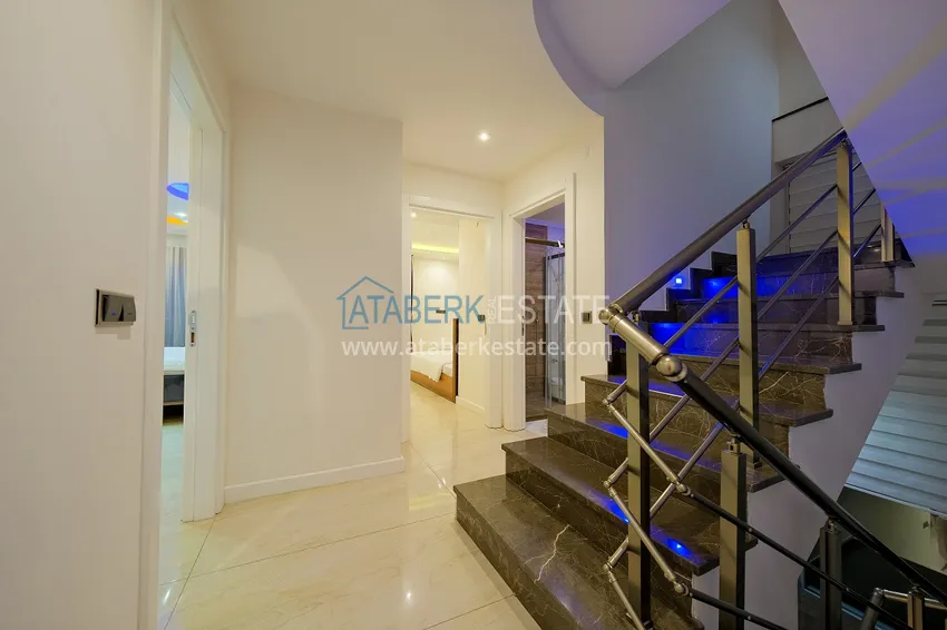 Purchase Villa 5+2 in Alanya Bektas district, furnished with stunning panoramic views 10