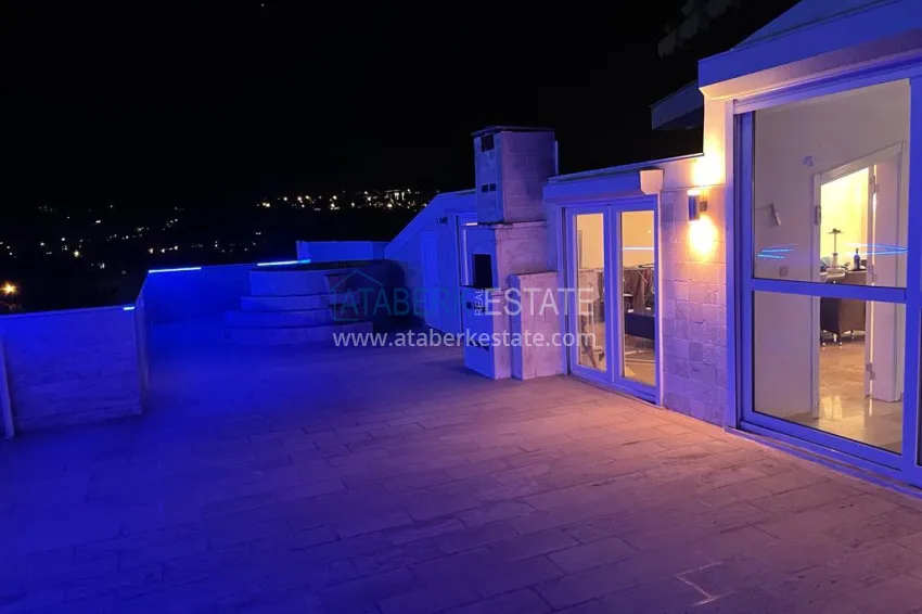 Purchase Furnished duplex with pool on the terrace in Tosmur, Alanya 25
