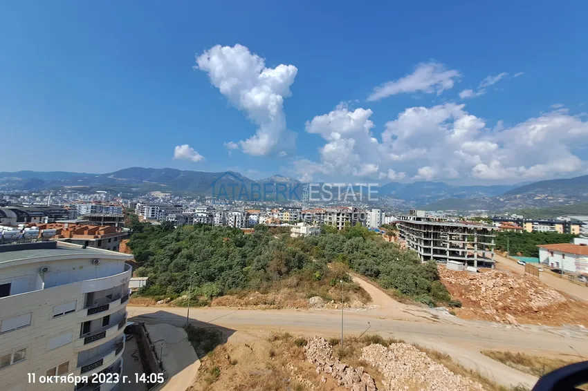 Purchase  Двухуровневые меблированные апартаменты с панорамным видом на море и горы – район Оба, Алания  22 