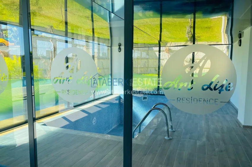 Apartment 2+1 in Avsallar with partial sea views in a new complex with excellent infrastructure 24 