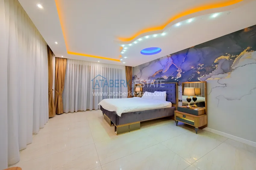 Purchase Villa 5+2 in Alanya Bektas district, furnished with stunning panoramic views 11