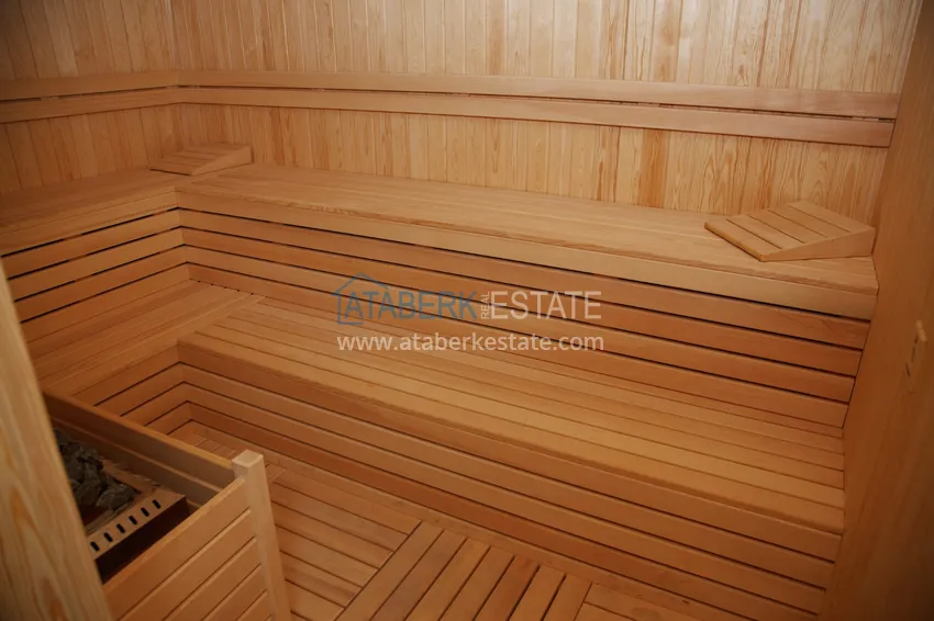 One bedroom apartment for rent with sea view in Alanya, Avsallar district 25 