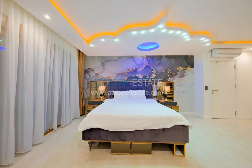 Purchase Villa 5+2 in Alanya Bektas district, furnished with stunning panoramic views 12