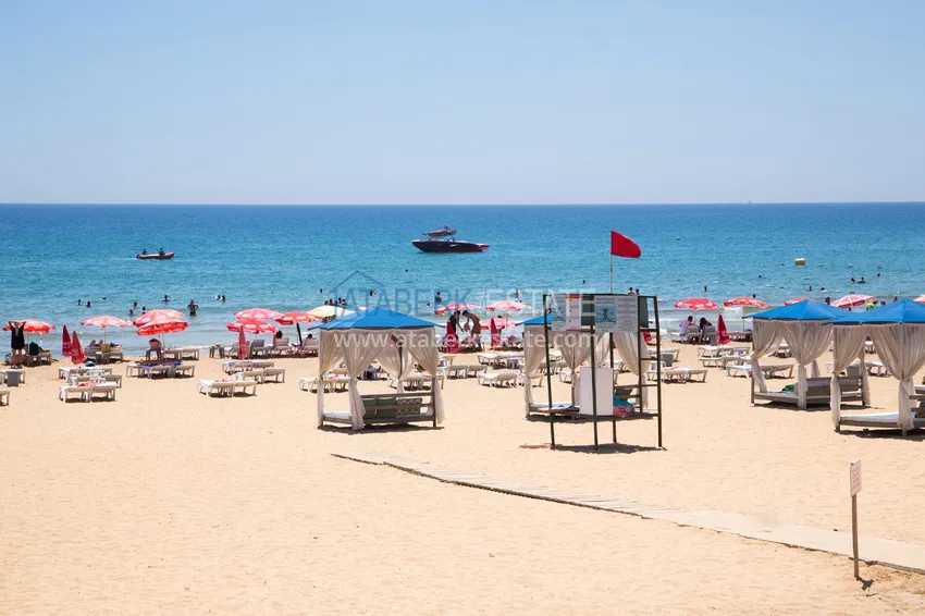 One bedroom apartment for rent with sea view in Alanya, Avsallar district 27 