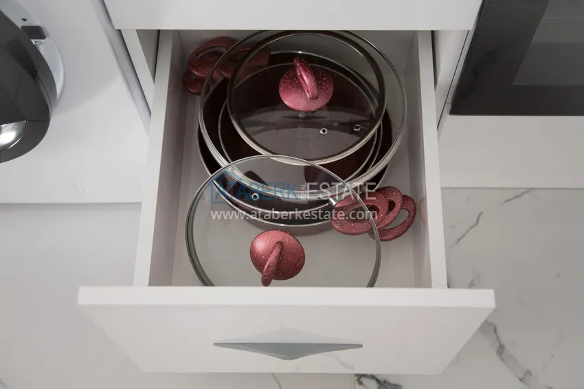 Purchase One bedroom apartment for rent with sea view in Alanya, Avsallar district 25 