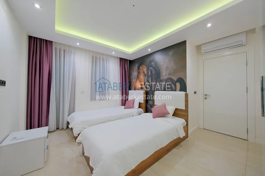 Purchase Villa 5+2 in Alanya Bektas district, furnished with stunning panoramic views 15