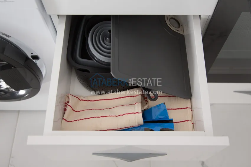 Purchase One bedroom apartment for rent with sea view in Alanya, Avsallar district 26 