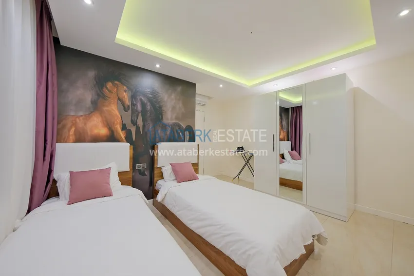 Purchase Villa 5+2 in Alanya Bektas district, furnished with stunning panoramic views 16