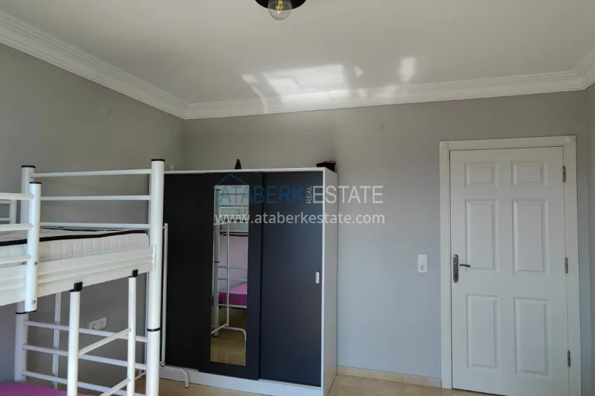 Purchase Panoramic two-bedroom apartment with furniture, glazed balcony in Mahmutlar 32