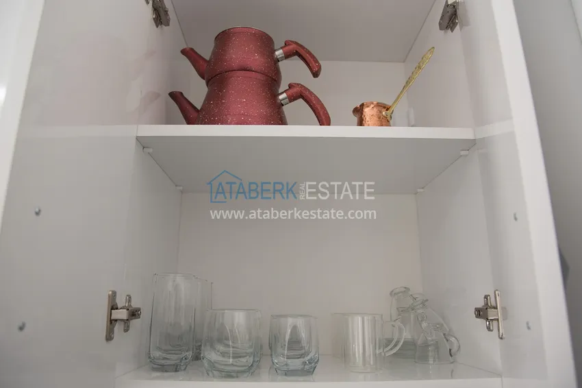 Purchase One bedroom apartment for rent with sea view in Alanya, Avsallar district 27 