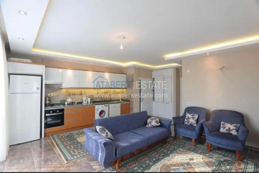 Purchase 1+1 furnished apartment in a modern complex, Kestel district — Alanya 2 