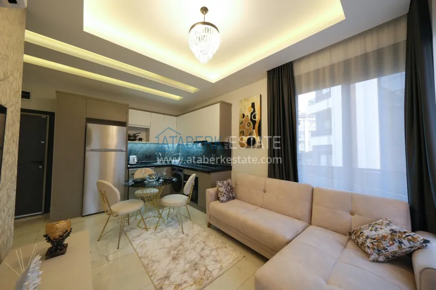 Purchase One bedroom apartment with a modern interior in an area open to residence permits — Oba, Alanya 2