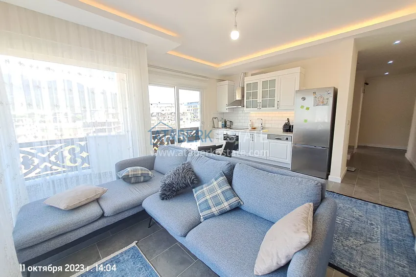 Purchase  Двухуровневые меблированные апартаменты с панорамным видом на море и горы – район Оба, Алания  2 