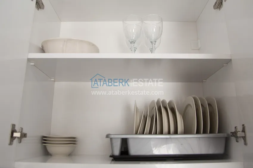 Purchase One bedroom apartment for rent with sea view in Alanya, Avsallar district 28 