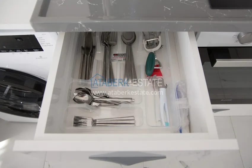 Purchase One bedroom apartment for rent with sea view in Alanya, Avsallar district 29 