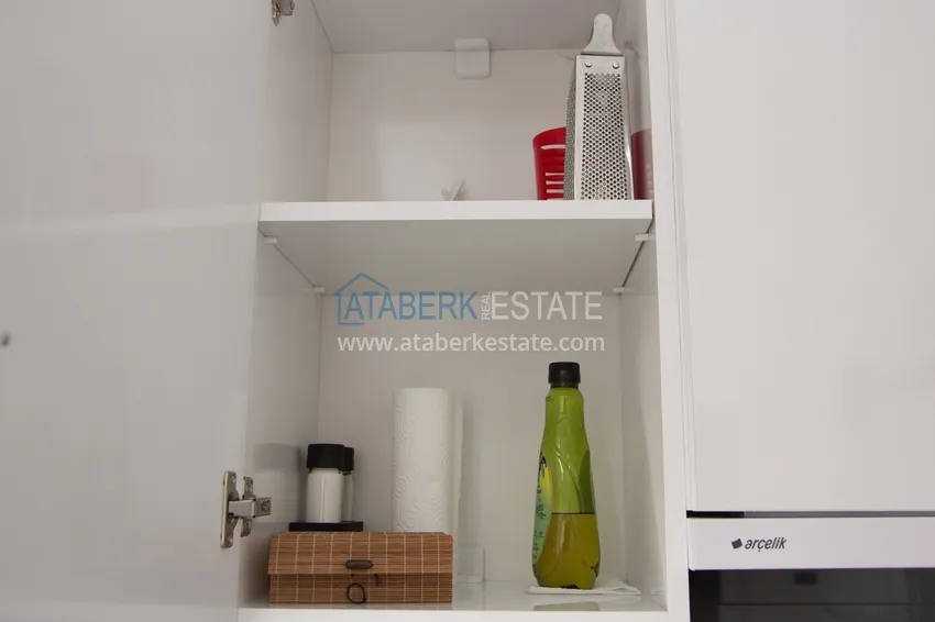 Purchase One bedroom apartment for rent with sea view in Alanya, Avsallar district 31 