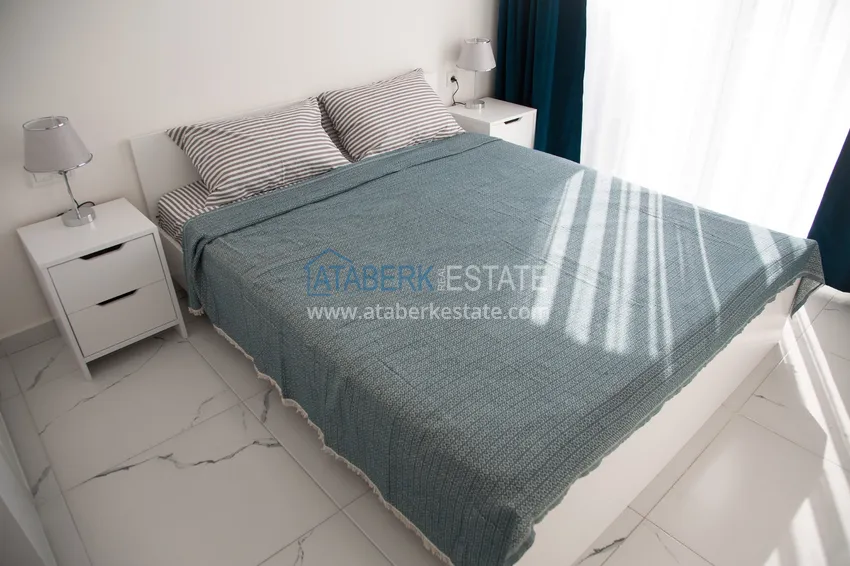 Purchase One bedroom apartment for rent with sea view in Alanya, Avsallar district 32 