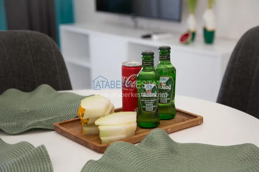 Purchase  Apartment for rent in Alanya, Avsallar district with furniture in a complex with a private beach  35 