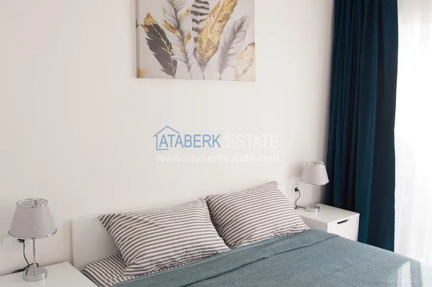 Purchase One bedroom apartment for rent with sea view in Alanya, Avsallar district 34 