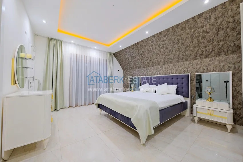 Purchase Villa 5+2 in Alanya Bektas district, furnished with stunning panoramic views 26