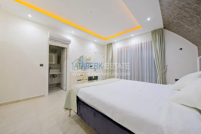 Purchase Villa 5+2 in Alanya Bektas district, furnished with stunning panoramic views 27