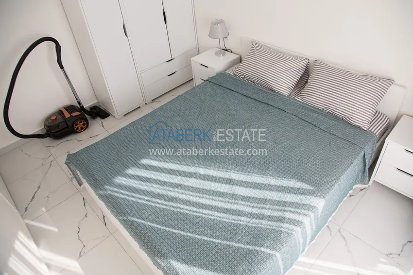 Purchase One bedroom apartment for rent with sea view in Alanya, Avsallar district 37 