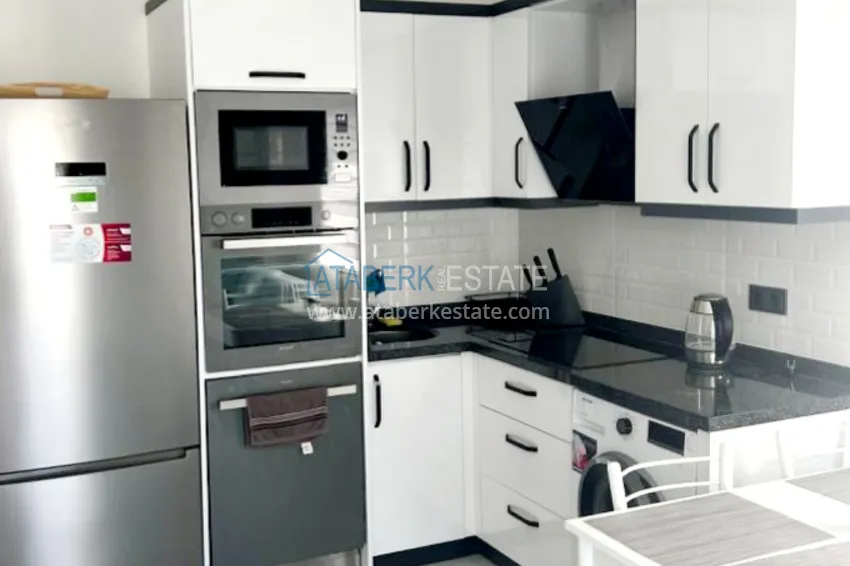 Purchase  1+1 apartment with new furniture and sea views in Alanya, Kargicak district — 350 meters from the coast  4 