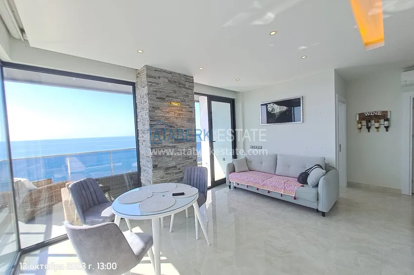 Purchase  Furnished 2+1 apartment with sea views on the beachfront, Mahmutlar district — Alanya 3 