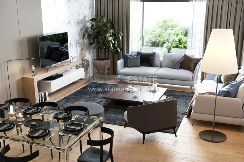 Purchase Comfort-class complex project under construction in Antalya, Dosemealti district 4