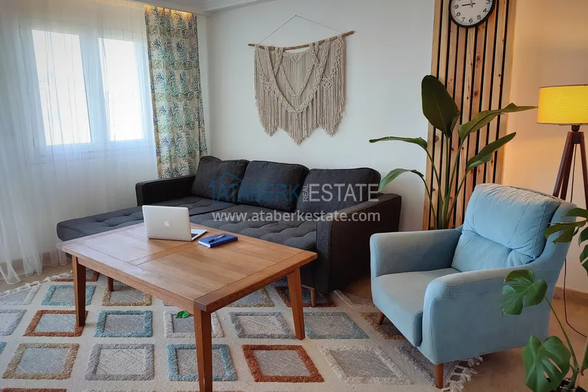 Purchase  2+1 apartment with furniture and a view of the fortress in Oba, Alanya 3 