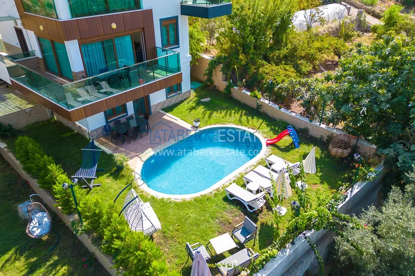 Villa 5+2 in Alanya Bektas district, furnished with stunning panoramic views 3